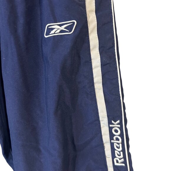 Reebok Boys Size 8 Breakaway Track Pants Snap Legs Elastic Waist Navy GUC - Picture 6 of 11